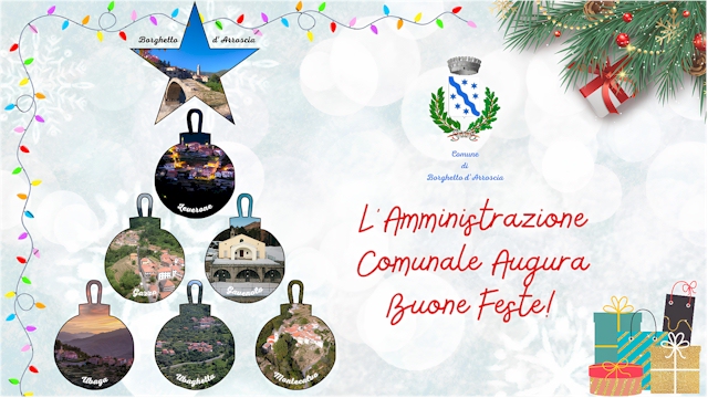 Auguri di Buone Feste dalla Amministrazione Comunale 