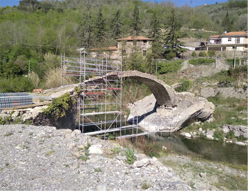 Iniziati i lavori di restauro del ponte medievale